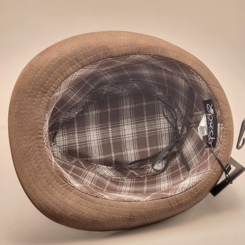 Faux Leather Fedora - Image 3