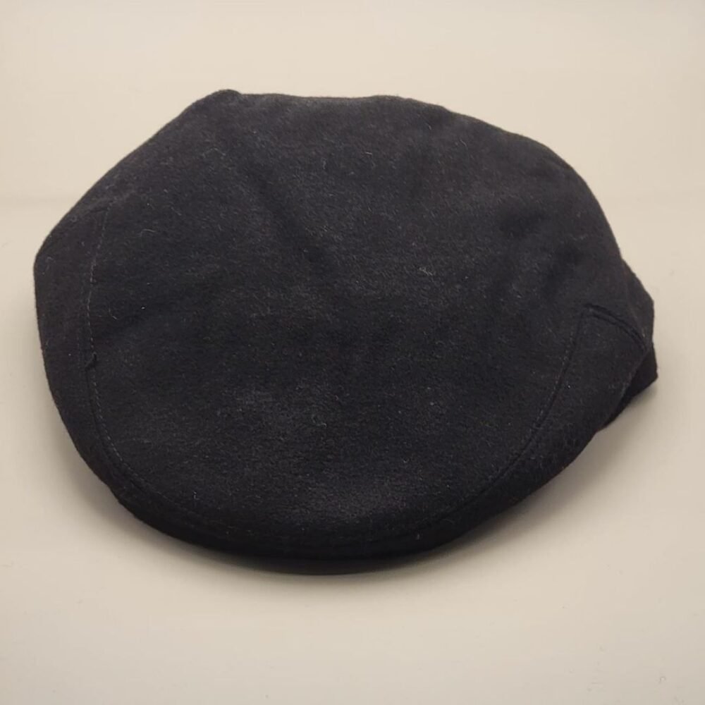 Solid Color Ivy Wool Cap with Quilted Lining Inside - Image 3