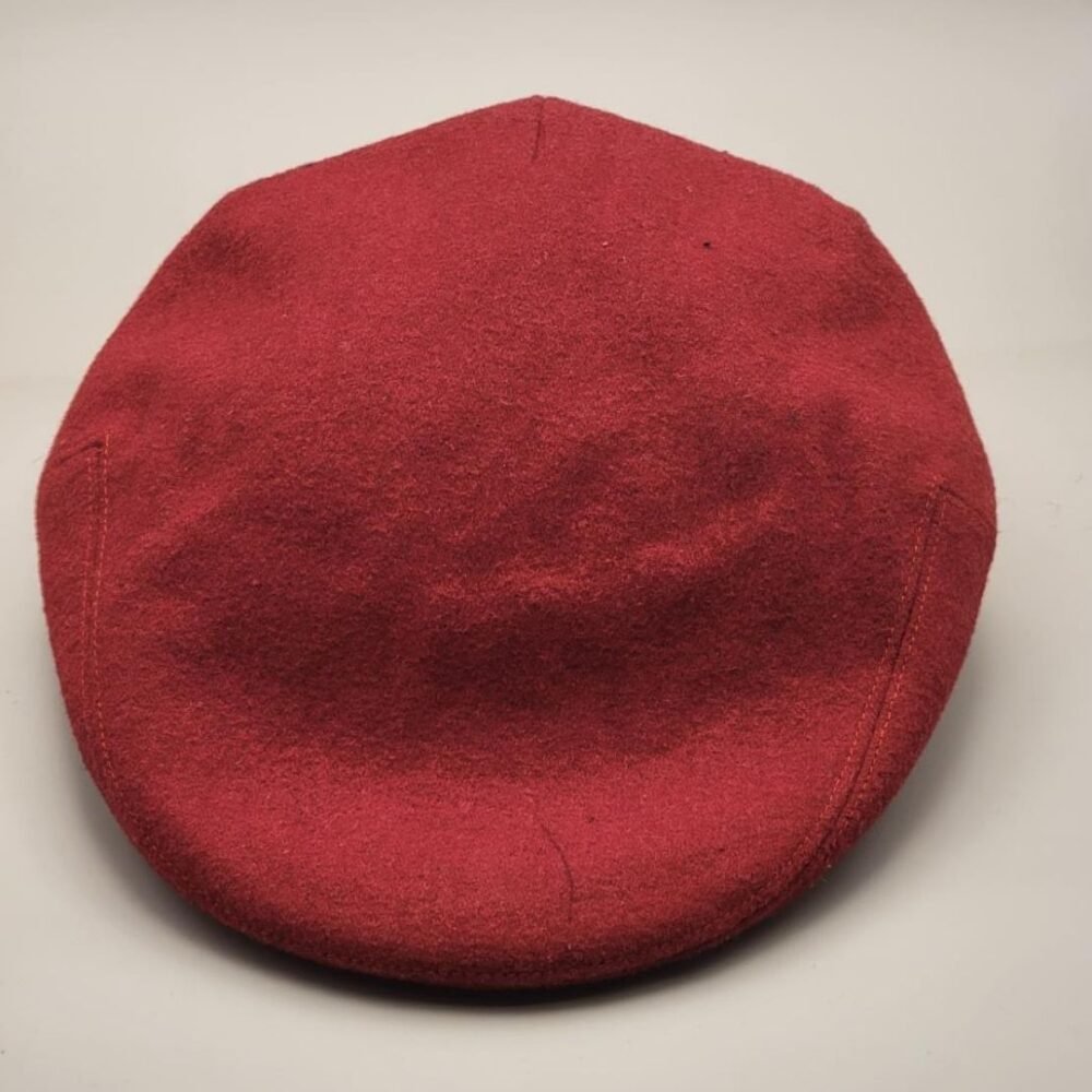 Solid Color Ivy Wool Cap with Quilted Lining Inside - Image 4