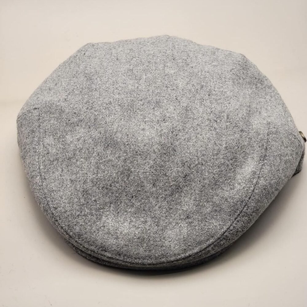 Solid Color Ivy Wool Cap with Quilted Lining Inside - Image 2