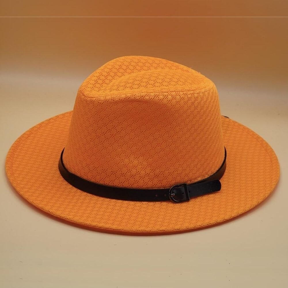 Wide Brim Mesh Fedora Cool Hat