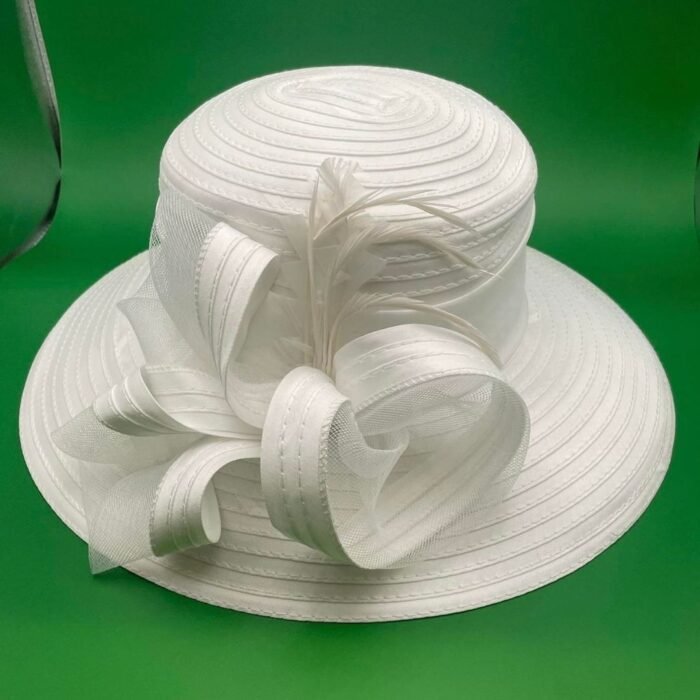 Wide Brim Women’s Satin Church Hats