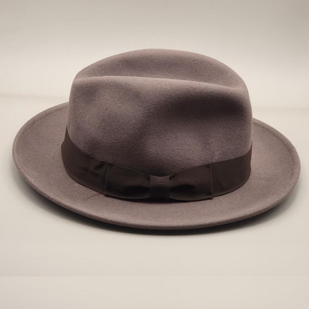 Italian Felt Fedora With Barel Style