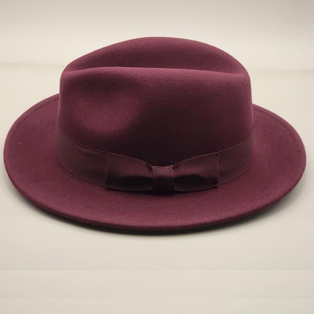Italian Felt Fedora With Barel Style - Image 4