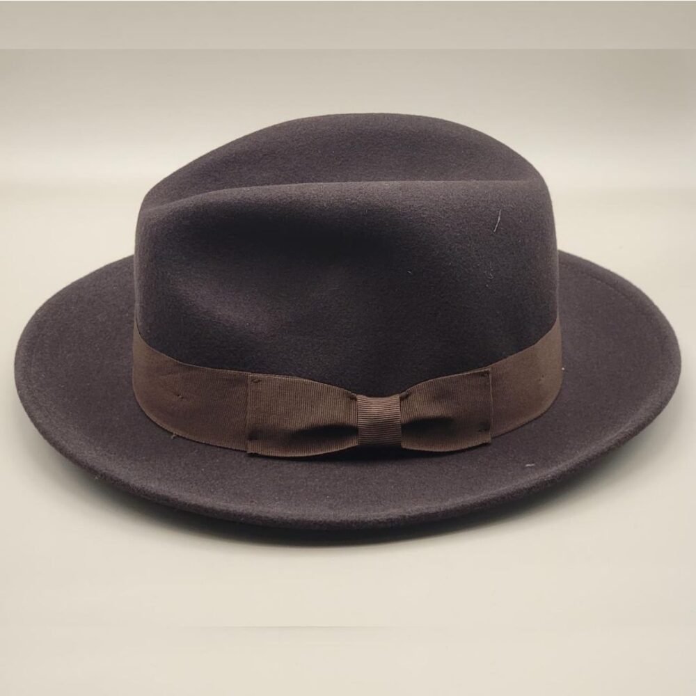 Italian Felt Fedora With Barel Style - Image 2
