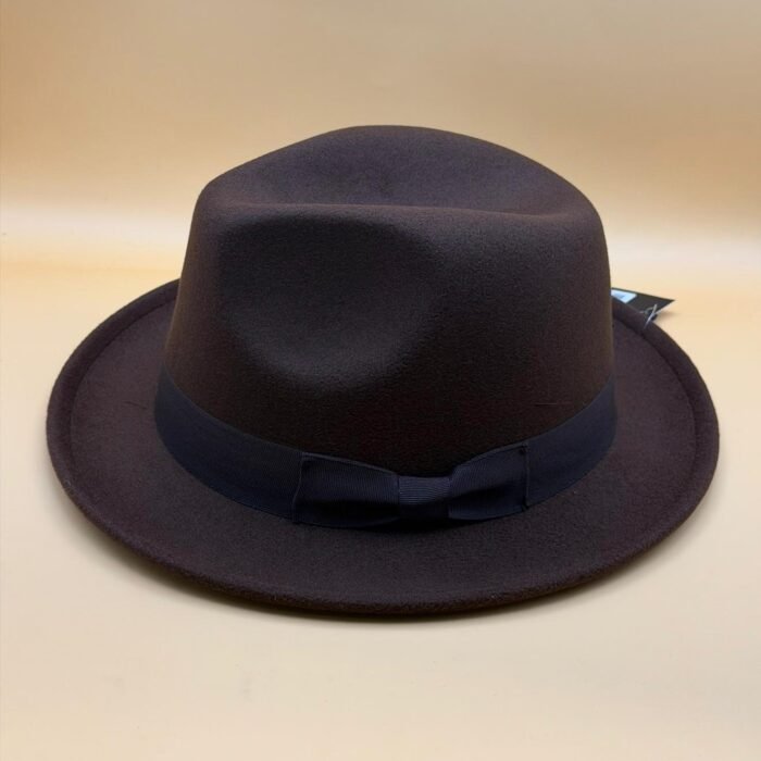 Wool Felt Fedora In Classic God Father