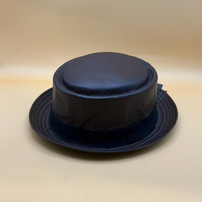 Foux Leather Pork Pie Fedora