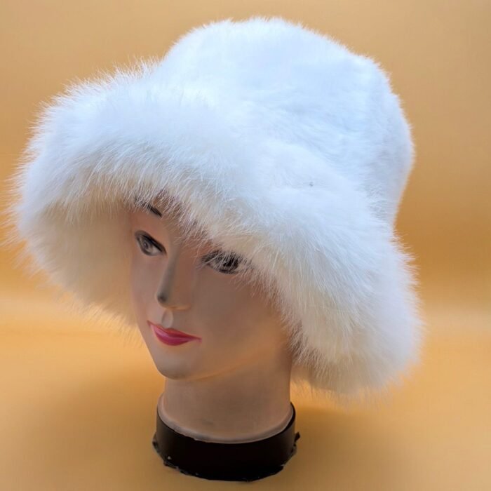 Winter Faux Fur Hat With Quilted Lining